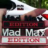 Автомобильный Стайлинг 3D Mad Max Edition Металлический Хром Цинковый Сплав Клейкая Эмблема Декоративный Значок Забавная Наклейка Автомобильный Аксессуар