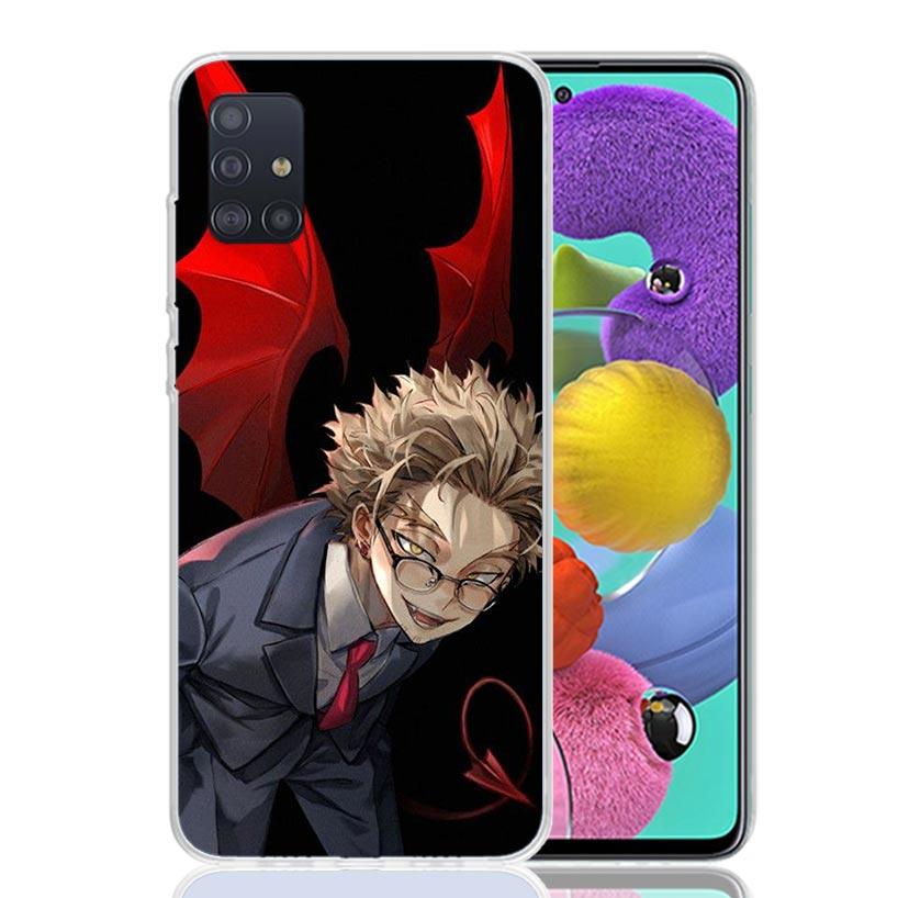 Чехол для телефона Hawks MHA My Hero A-Academy для Samsung Galaxy A52 A32 A22 A12 A02S A50S A30S A51 A31 AA71 Note 20 Ultra 10 S10 Plus