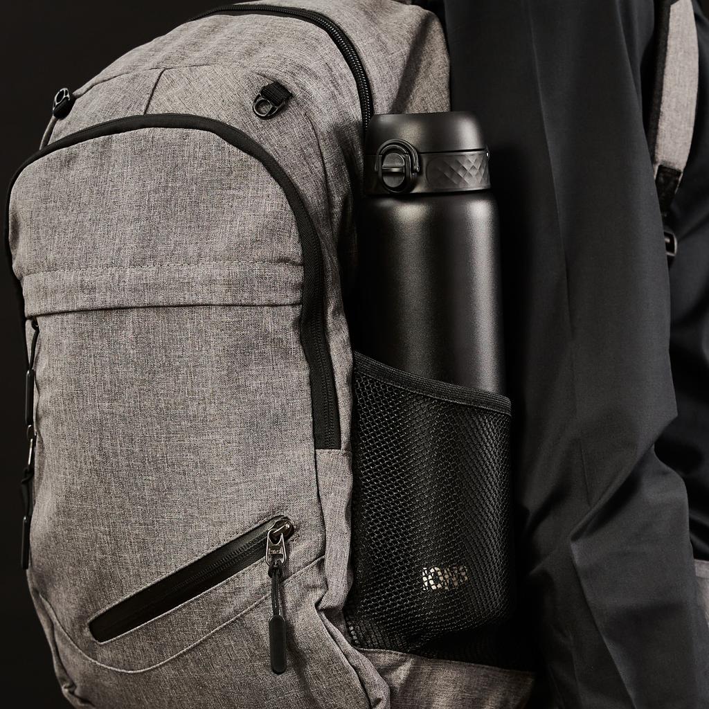 Ion8 Single Wall Bottle I8Ss1000Blk Black