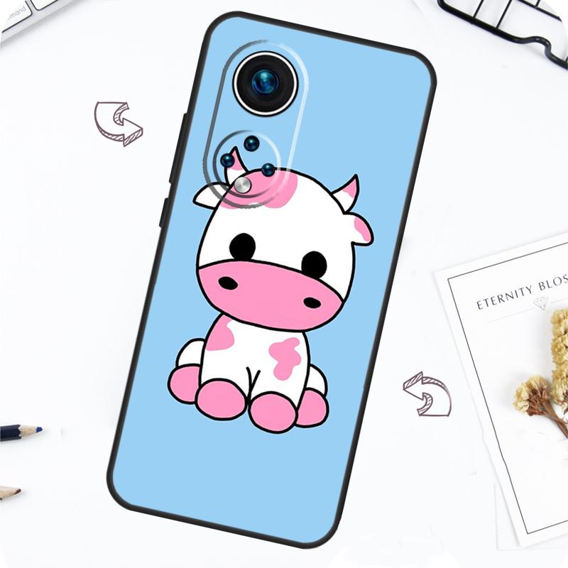 Мультяшный Милый Чехол с Пятнышками Коровы Для Honor Magic 7 5 6 Lite Honor 200 Pro X8b X9a X8a X8 X9 X9c X9b 50 70 90 Lite Чехол