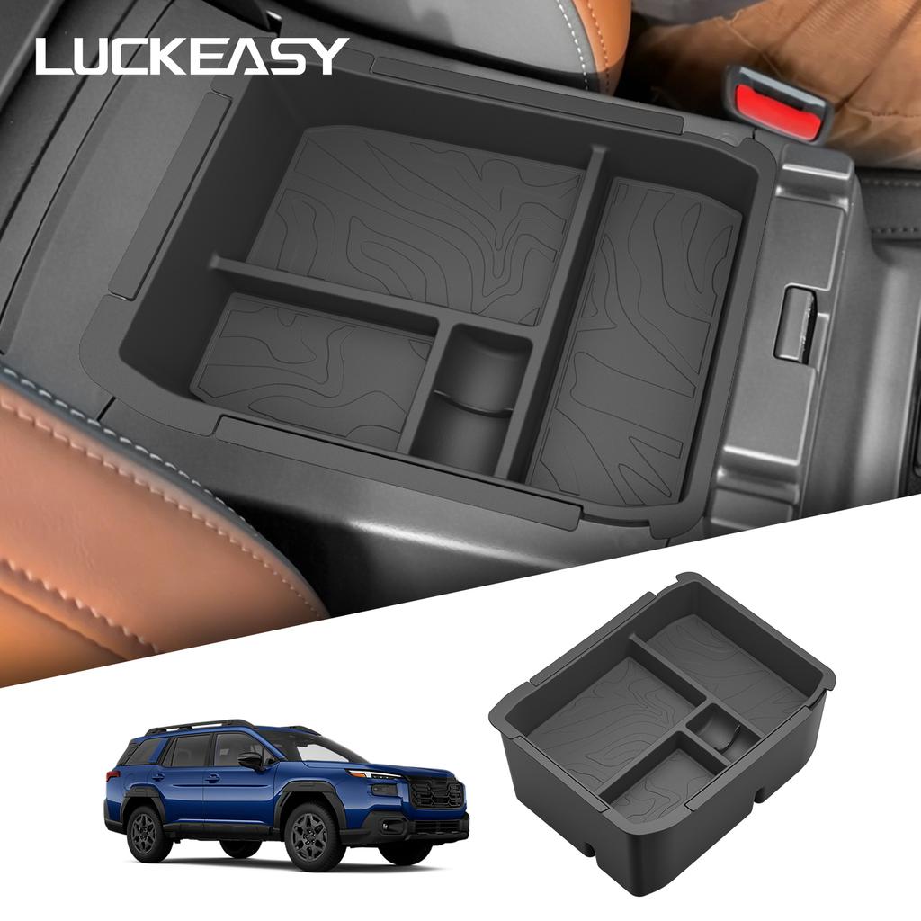 for Subaru Outback 2026(North American version)Car Storage Box Accessories Center Console Armrest Double-layer Storage Case Tray