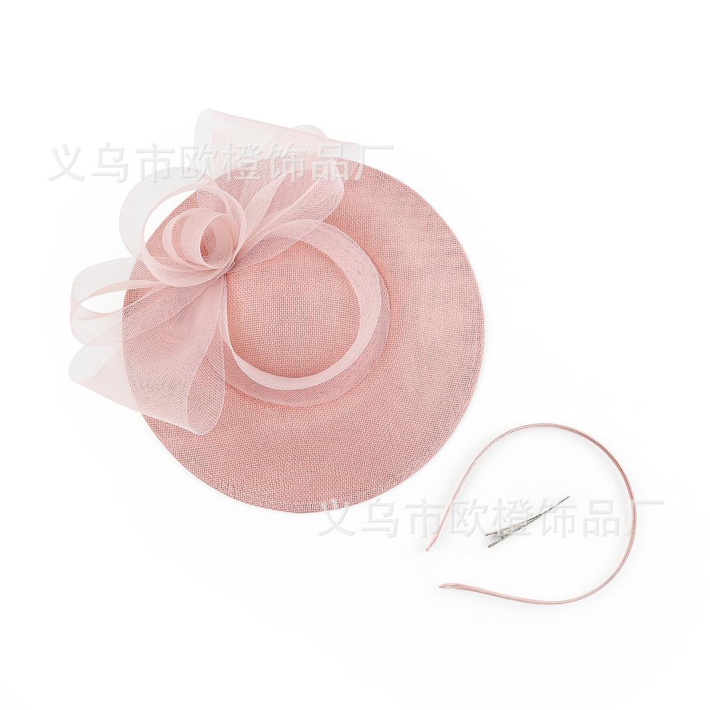 Europe and the United States ebay popular party banquet top hat Europe and the United States bride imitation hemp hat boutique headgear hair accessori