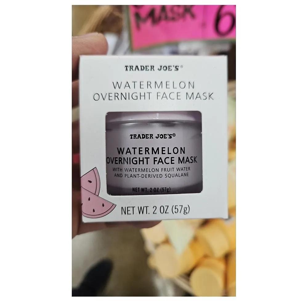 Trader Joe's Face Mask 57g 1 Pack Watermelon Overnight Trader Joe's Watermelon Overnight Face Mask 2oz