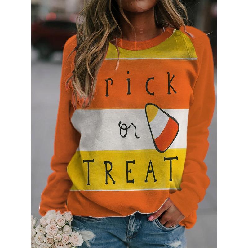 Shoulder Sleeves for Spring Autumn Comfortable and Fashionable Simple and Loose 3D Digital Printed Women's Clothing Pullovers & Long Sleeves