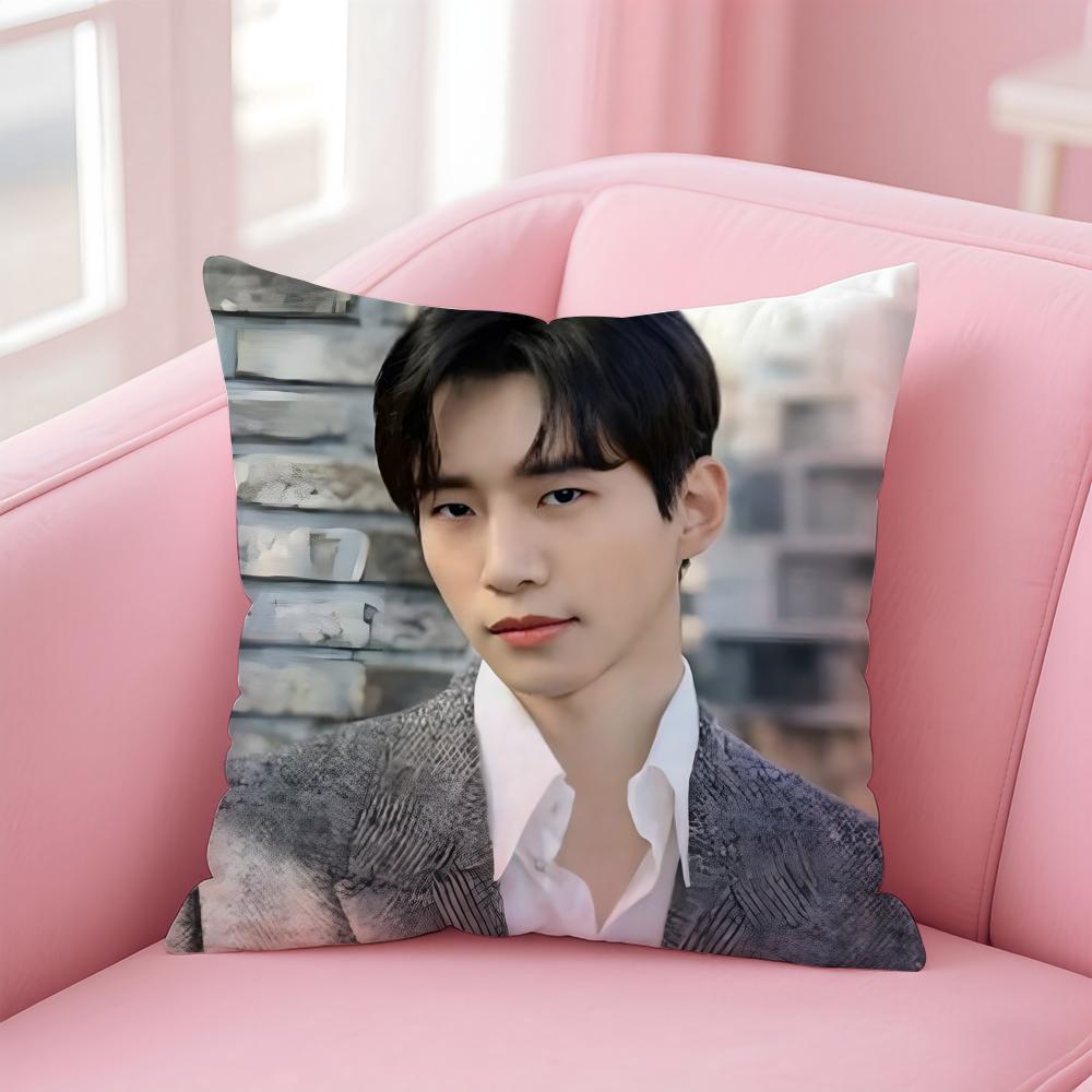 singer charismatic JJunho Cushion Cover Pillow Case Soft Skin Friendly Fabric  Concealed Zipper