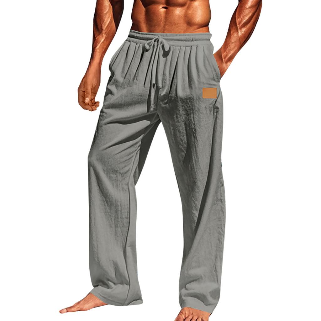 Мужские комбинезоны, повседневные брюки с несколькими карманами и завязками, походные брюки, хлопковые саржевые брюки