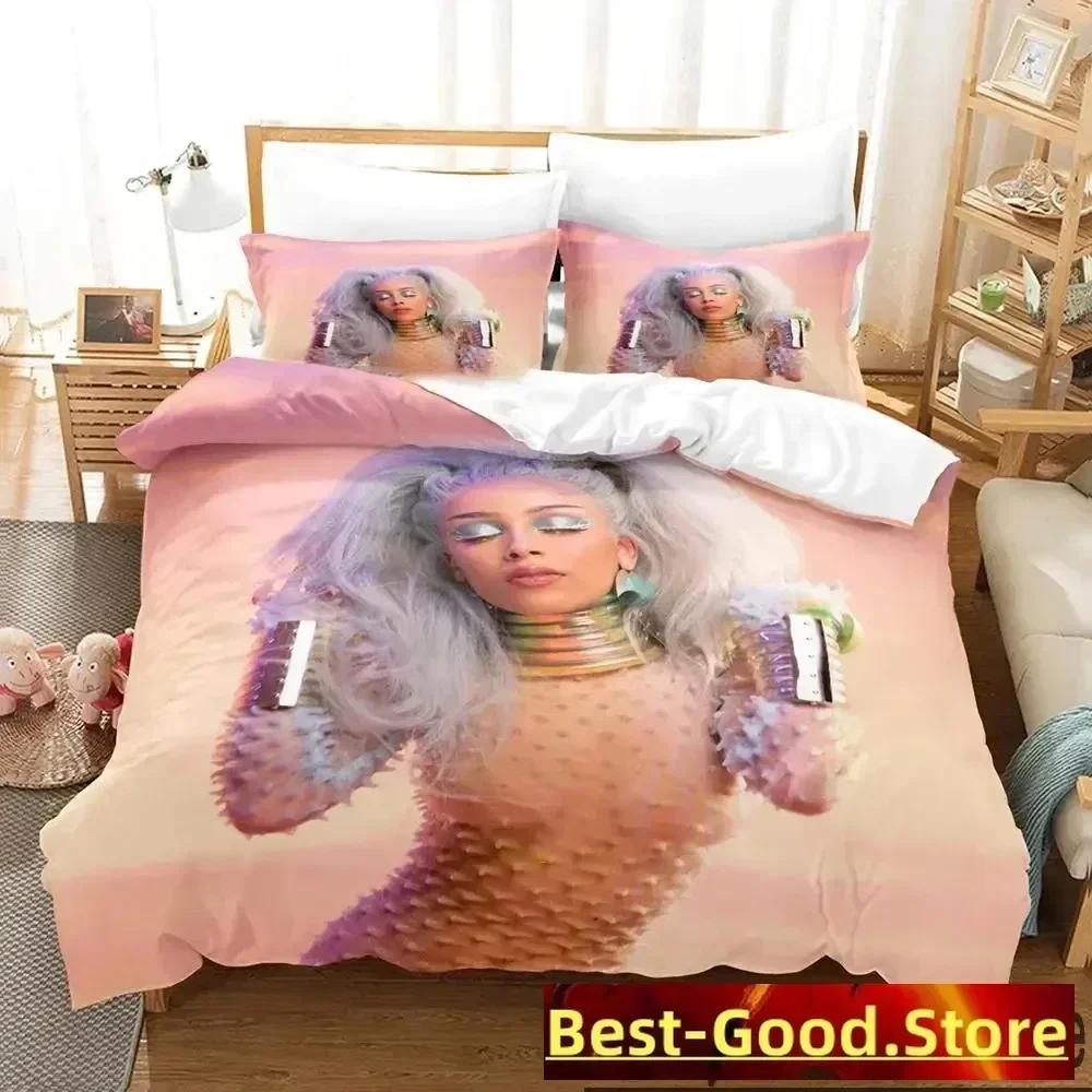 3D Печать Сексуальный Комплект Постельного Белья Doja Cat Печатный Комплект Постельного Белья С Наволочкой Пододеяльником Мягкий Размер Queen King Постельное Белье Для Дома Мальчиков Взрослых
