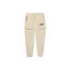 Li Ning Wade Series Solid Color Large Pocket Drawstring Leg Zipper Sports Pants Men Pants Fog-Khaki AKXR437-5