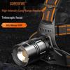 Сверхяркий налобный фонарь HL18 с датчиком, перезаряжаемый