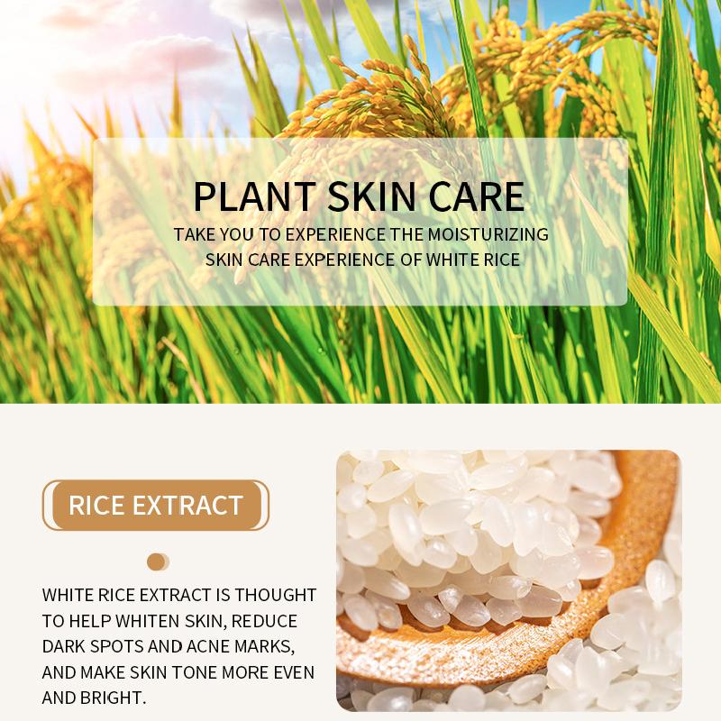 Эссенция для лица с экстрактом риса 15 мл Увлажняющая и разглаживающая сыворотка для ухода за кожей