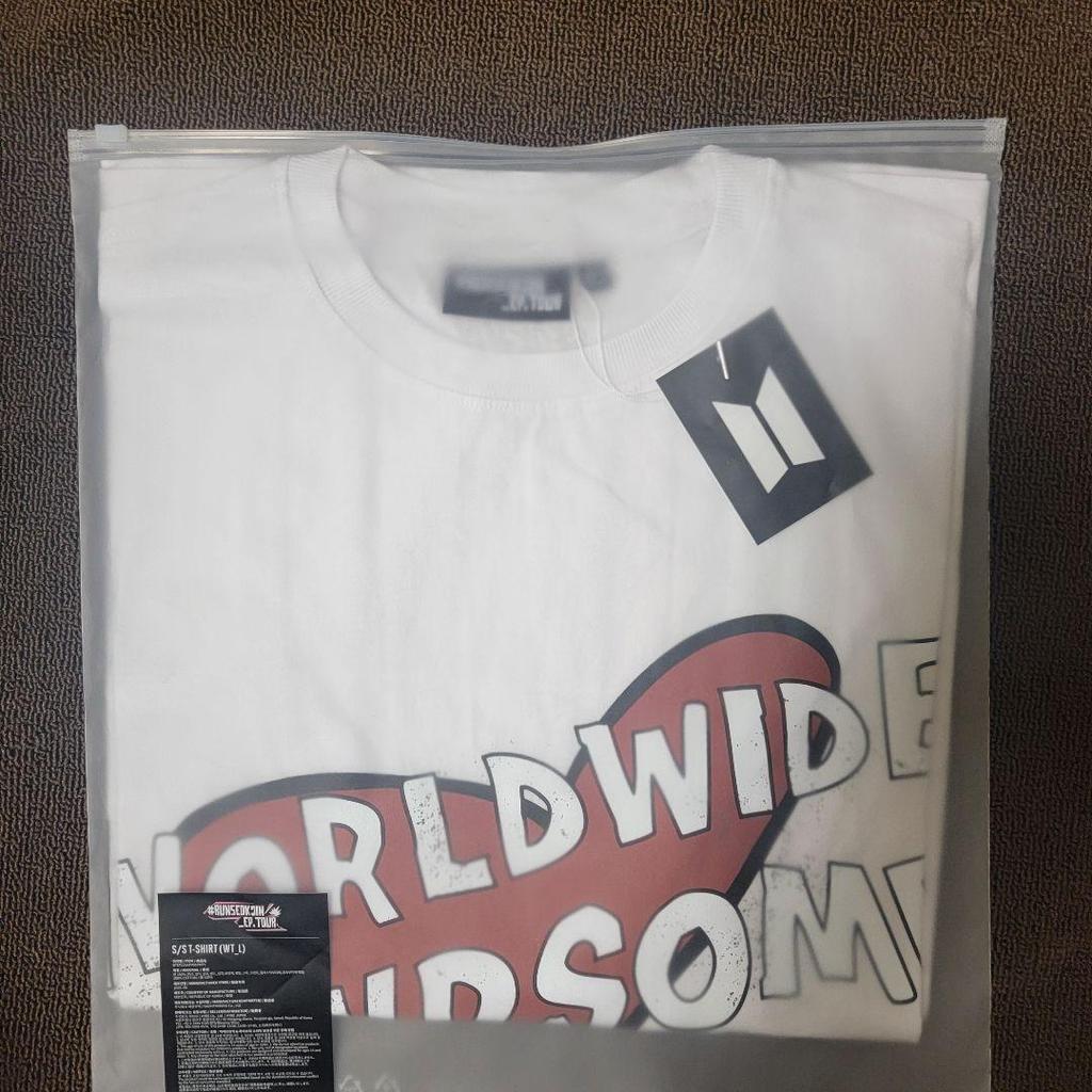 [Б/У] Футболка BTS Jin #RUNSEOKJIN, размер L