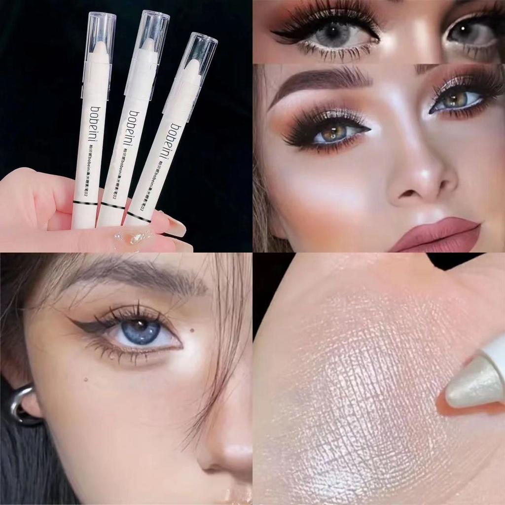 Eyeshadow Pencil High Light Contouring Reclining Silkworm Pen Pearl Shimmer Waterproof Natural Brightening Eyeshadow Stick Lasting Setting Makeup