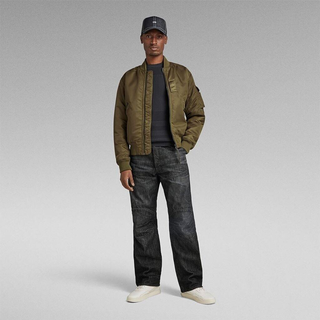Зимняя куртка G-Star G-A1 Bomber Jkt dark olive D23624-C143-C744