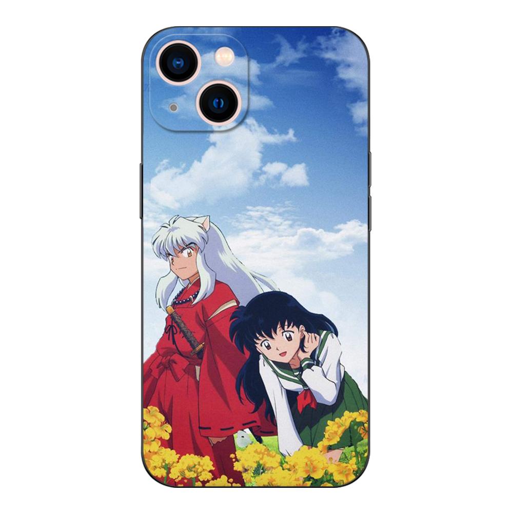Черный чехол из ТПУ для Samsung Galaxy S22 S20 S21 FE PLUS ultra+S10 E lite задняя крышка yashahime Inuyasha