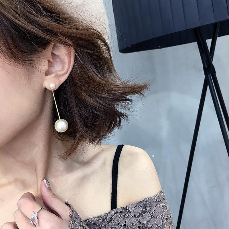 Серьги с жемчугом и длинной кисточкой, индивидуальность, легкий роскошный темперамент, высокий дизайн, серьги для женщин