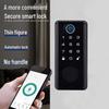 Умный WiFi замок с граффити: Электронный засов для деревянных дверей с доступом по отпечатку пальца, карте и паролю