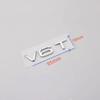 3d ABS Chrome Black V6T Logo Number Letters Car Fender V6 T Emblem Badge Decal For 1jvcr A6 C7 A4 4 S4 V6T Sticker Accessories jvcr1