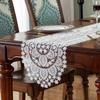 Lace Table Runner Luxury White Wedding Place Tables Runner Home Table Embroidery Hollow Romance TableCover Table Mat Decoration