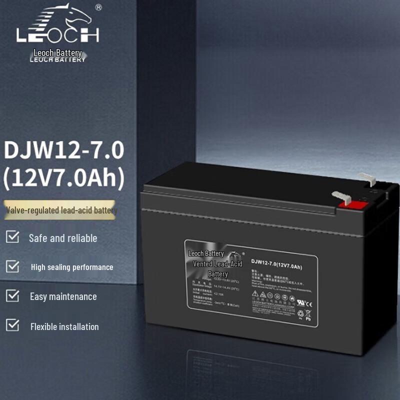 Герметичный свинцово-кислотный аккумулятор Leoch DJW12-7 12В 7Ач