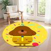 Duggee Round Carpet Suitable for Game Room Foyer Hallway Decorate room Anti-slip Round Rug Decorate Offices Best for Christmas
