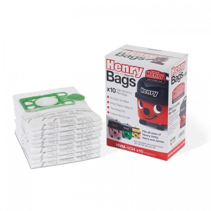 Numatic Hepaflow Henry Dust Vacuum Bags 10pk