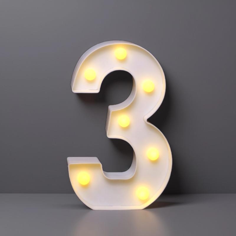 22 см светодиодные буквы и цифры для мероприятий - Идеально для дней рождения и предложений.