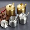 Нержавеющая Сталь Банка для Приправ и Вкусовых Добавок Сахарница Кухонный Инструмент Солонка Перечница BBQ Емкость для Соусов Банка для Специй Бутылка Ложка