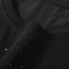 Мужские футболки Oversize Fahion, черные, белые, большие размеры 3XL-11XL, летняя футболка с короткими рукавами