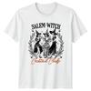 Salem Witch Cocktail Club Witches Halloween Unisexs Unisexs Graphic Tee a