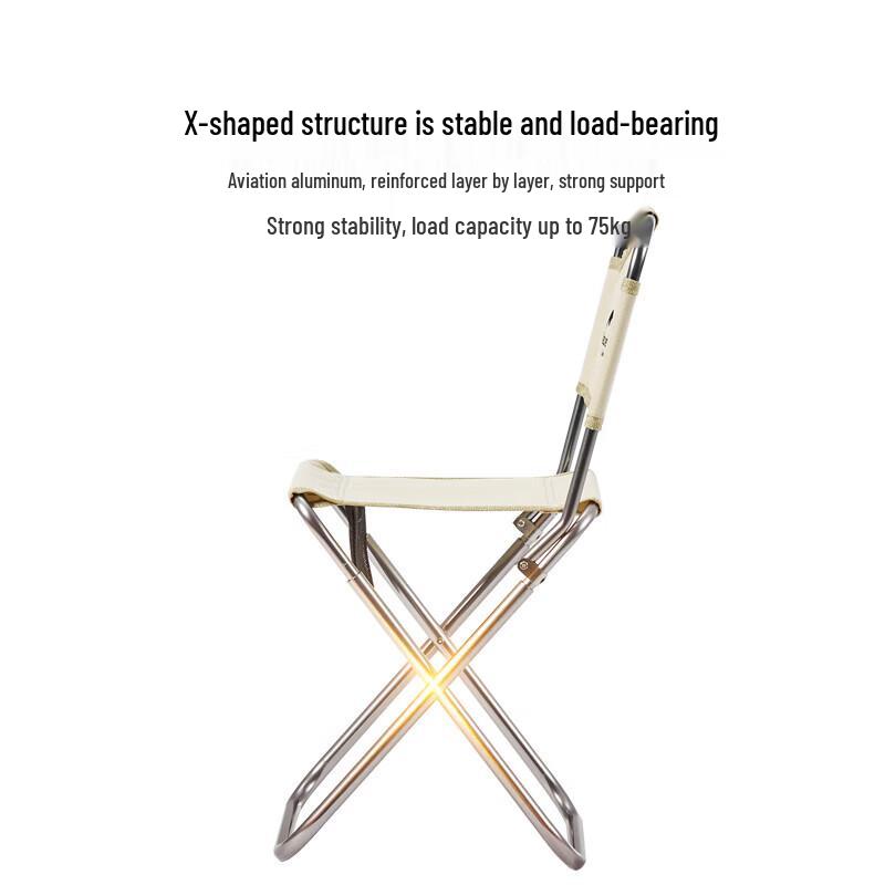Naturehike L03 Folding Backrest Hiking Stool