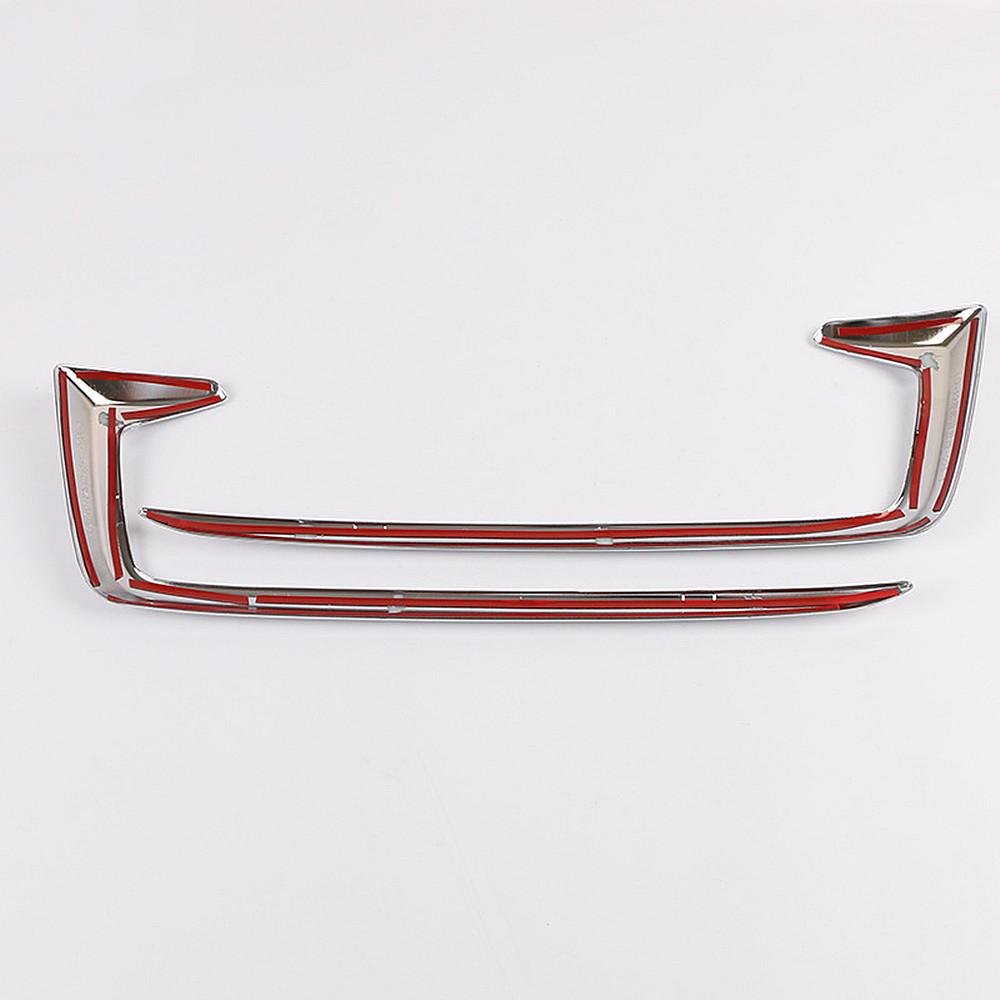 Chrome Front Fog Light Lamp Bumper Protector Cover Foglight Eyebrow Eyelid Trim For Honda Civic 10th Sedan 2019 2020 Accessories
