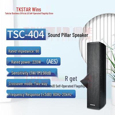 TAKSTAR TSC-404 Внутренняя настенная звуковая колонна Динамик Штепсель CN (адаптер в комплекте)