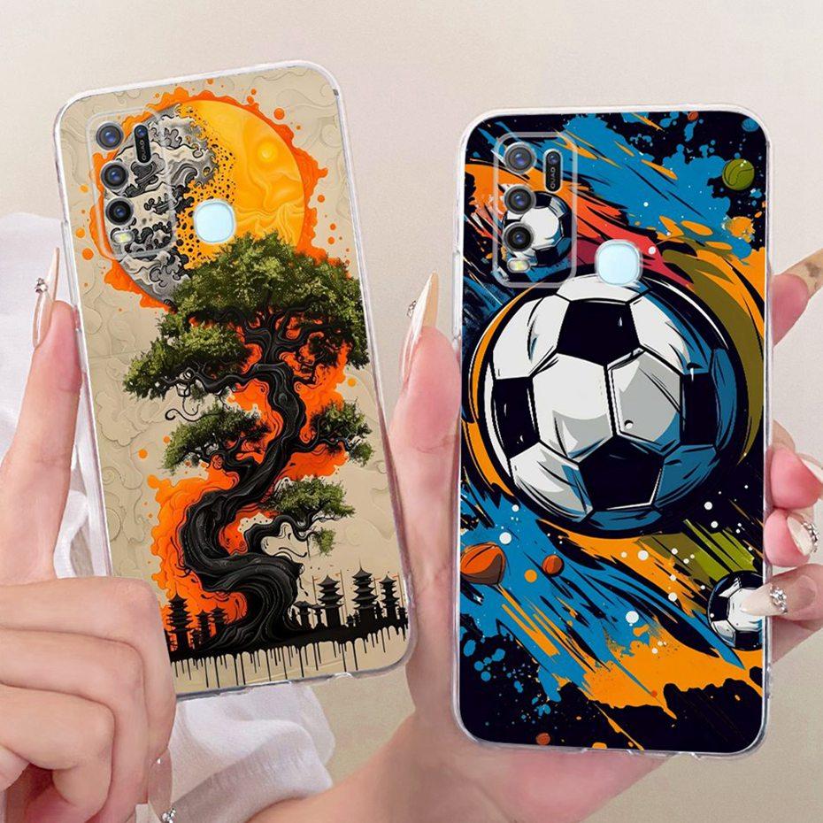 Модный Крутой Чехол 2025 года Для Vivo Y50 Y30 Y30i Мягкий Силикон ТПУ Задняя Крышка Для Vivo 1935 1938 Y30 Y30i Y50 (2020) Случаи телефона