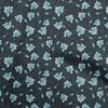 Cotton Flex Dark Teal Blue Fabric Floral Sewing Craft Projects Fabric Prints By Yard 40 Inch