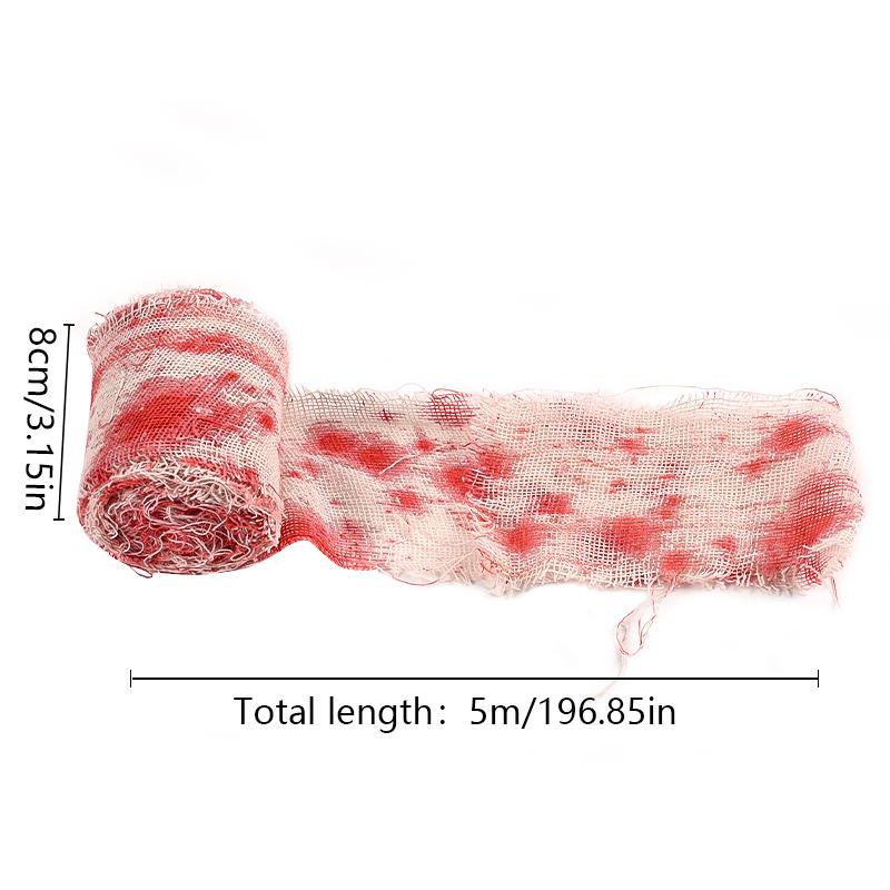 Украшения из марли для Хэллоуина, для дома, сада, дверей и окон, настенные украшения из полиэстера, товары для самостоятельного изготовления, праздничные принадлежности