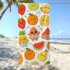 Cute Cartoon Fruits Summer Beach Towel Patterned Sunscreen And Windproof Suitable For Swimming Pool Camping Travel