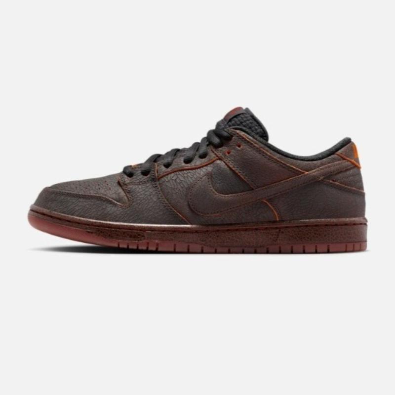 Nike Мужские зимние новые кожаные кеды для скейтборда NIKE SB DUNK LOW HV1668 с резиновой подошвой, низкие