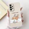 Чехол для Samsung Galaxy A52 SM-A525F Чехол Милый Панда Кролик Мягкий Жидкий Силикон Чехол для Телефона Для Samsung A52s A72 5G A725F Funda