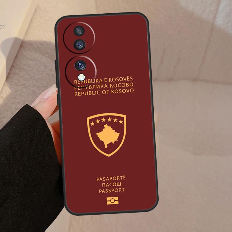 Паспорт Флаг Косово Для Honor Magic 8 Pro 6 5 7 Lite Чехол Для Honor 400 200 90 70 50 X8c X8b X9a X9b X9c X9d Win