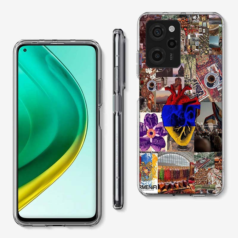 Флаг Армении Паспорт АРТ Чехол для телефона Для Xiaomi Poco M8 M7 M6 M4 M3 X7 X6 X4 Pro F7 Ultra M5S Mi 14 14T 15 15T 12T 10T Pro