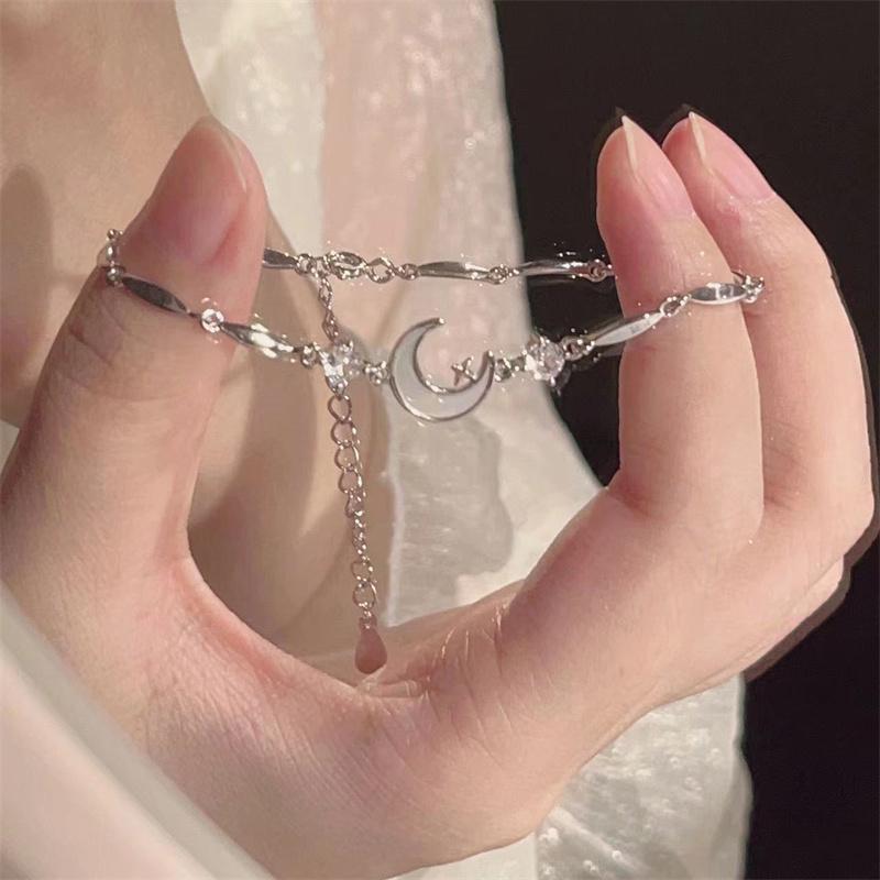 Chain Moon Bracelet For Women Charm Chain Bracelet Party Wedding Jewelry Birthday Gift