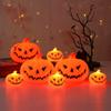 Светодиодный фонарь-тыква Хэллоуин Лицо призрака Рождественский подарок Праздничная атмосфера Свет Светящийся в темноте Декоративные световые украшения