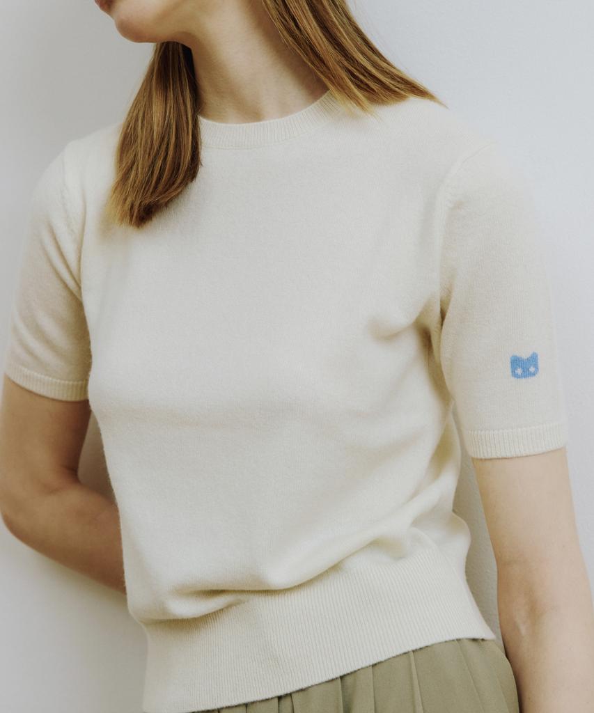 MOLLIOLLI Bori 100% Cashmere Sleeve Knit [Eco Paper]