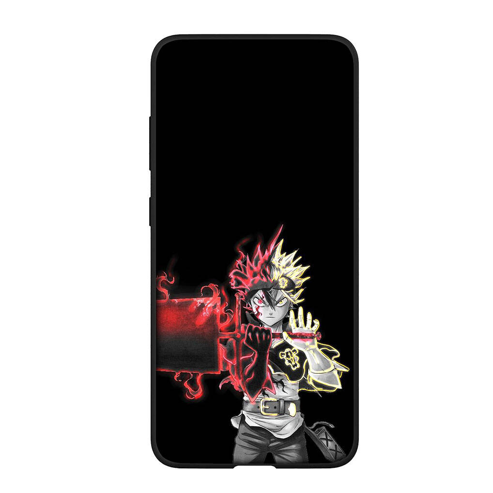 Для iPhone 17 16 15 Xiaomi Poco F7 F8 X7 X6 C85 C75 C71 M8 Redmi Note 14 13 12 11 Pro Max 14C 13C 15C A3 A4 Чехол для телефона Аниме Аста Черный Клевер Обложка