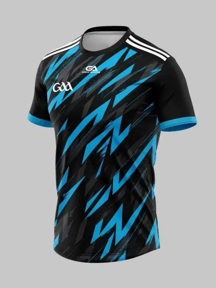 Unisex Striped O-Neck Breathable Running Fitness Sports T-shirt