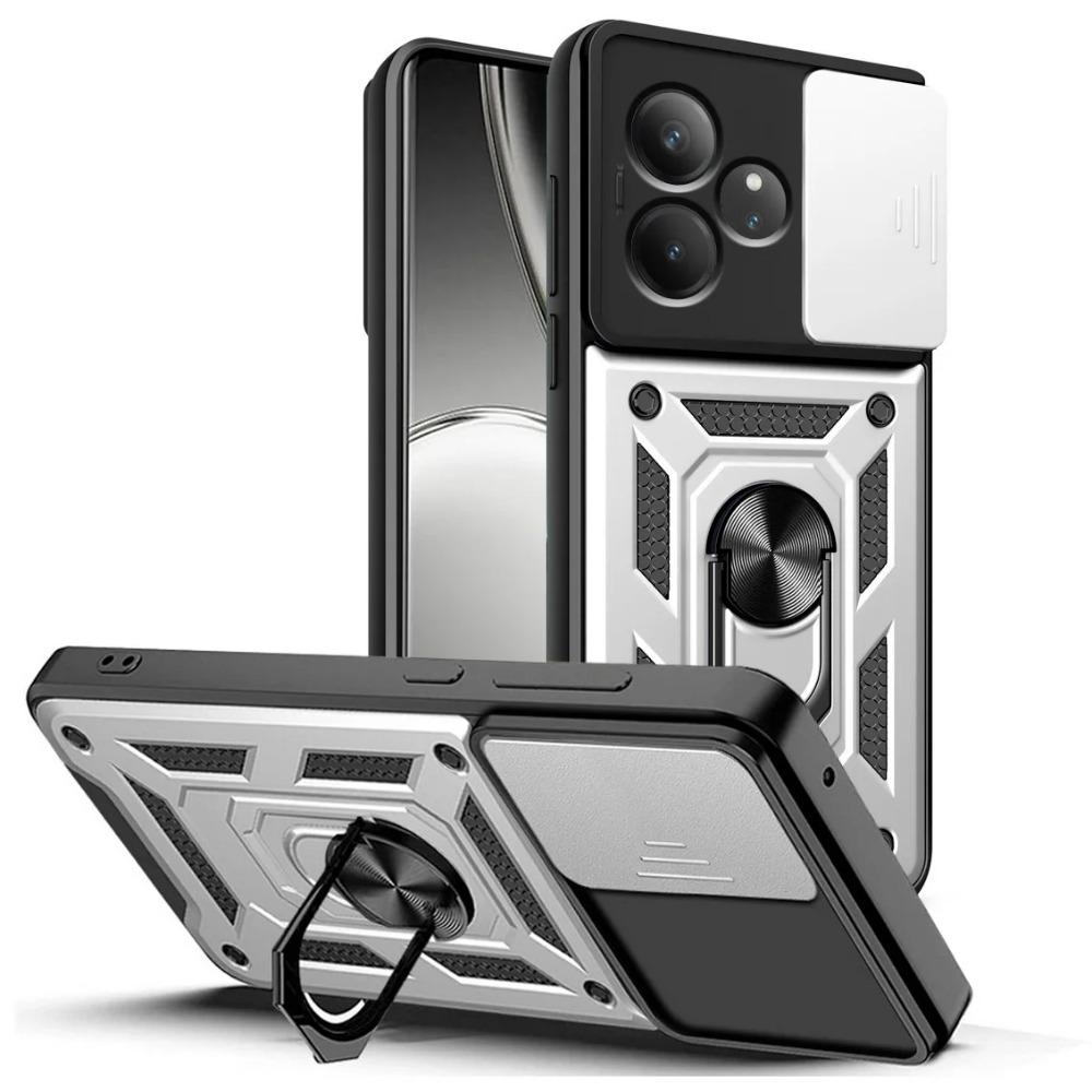 Военный защитный чехол для камеры с держателем для Realme GT Neo 6 6T GT 3 N53 N55 C61 C63 C65 C67 C51 C53 C55 C35 C21Y C25Y противоударный чехол с кольцом-подставкой
