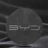 For BYD Seal EV 6 7 DM-i Dolphin Seagul ATTO 3 Steering Wheel Emblem  Sticker Suede Sticker Car Interior Accessories