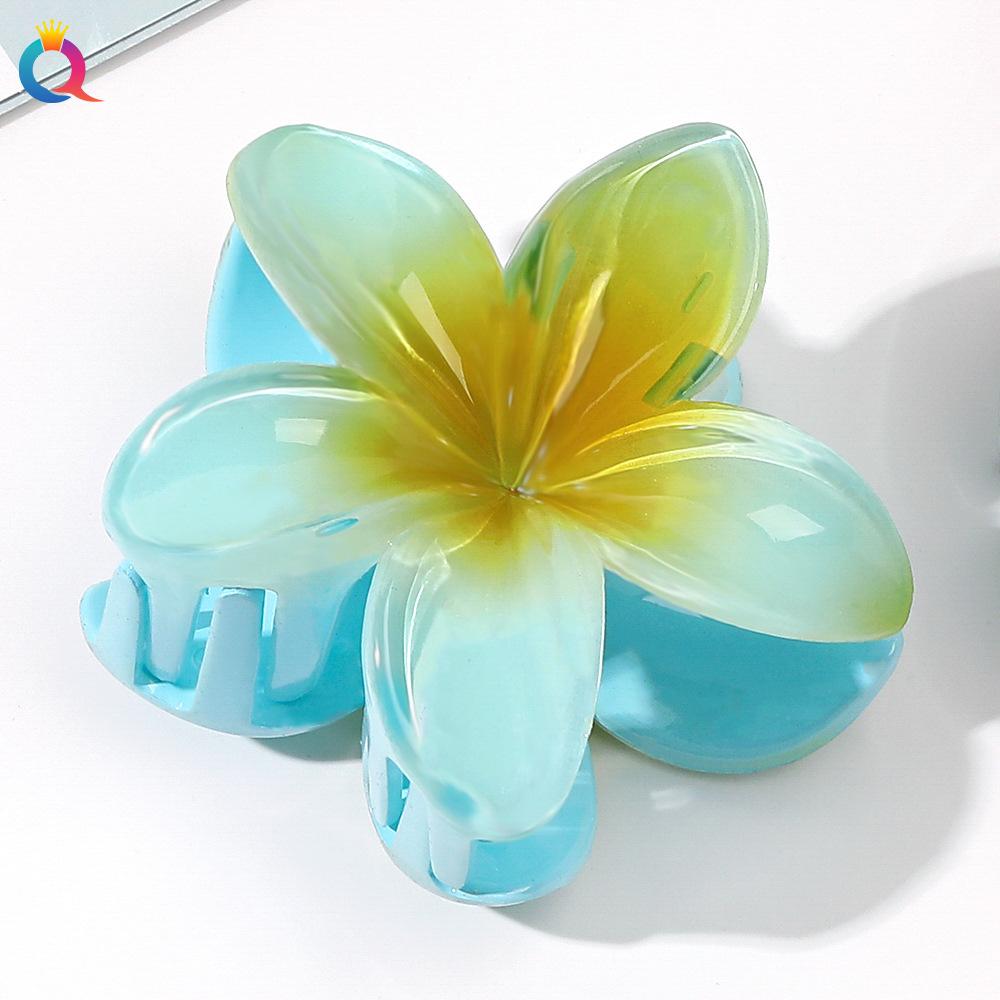 Fashion Bauhinia Egg Flower Hair Clip Back Head Bun Grab Clip Shark Hair Clip Accessories