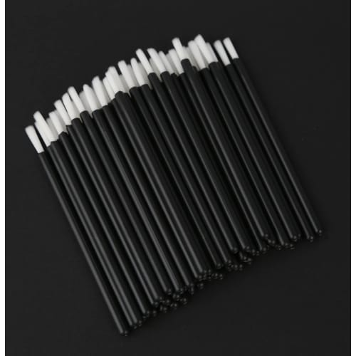 KOLAMOON 100 Disposable Paint Brushes for Plastic Models, Model Paint, Putty, Cement, Adhesives, Plastic Models, Figures, Large Capacity (Thick Brush)