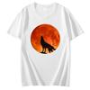 Wolf Moon Funny Shirts Graphic Tee Fashion For Unisex Tops  Tshirt New Arrival Goods High Quality Short Sleeve Tee Cotton Tshirt